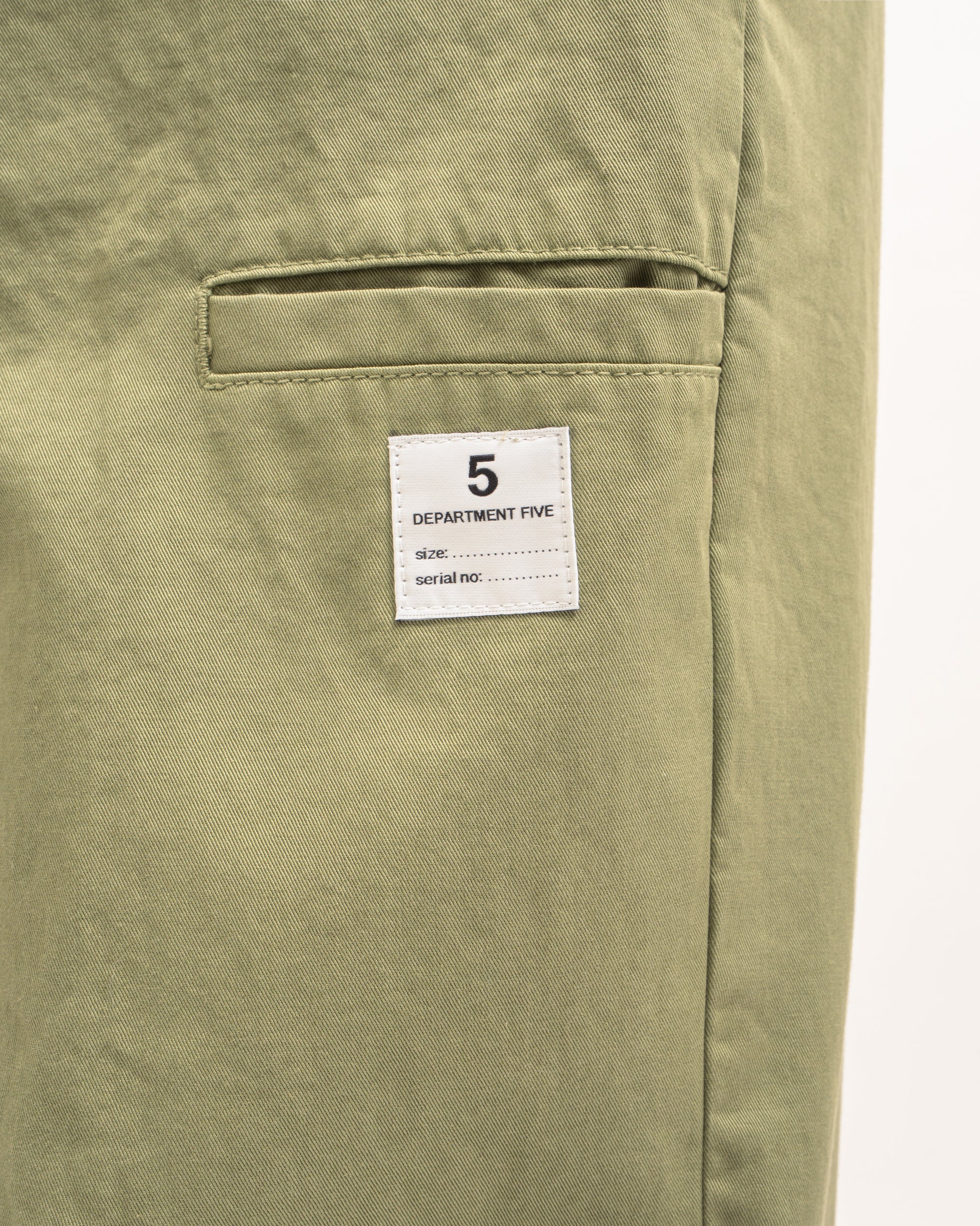 Ant gabardine wide-leg trousers