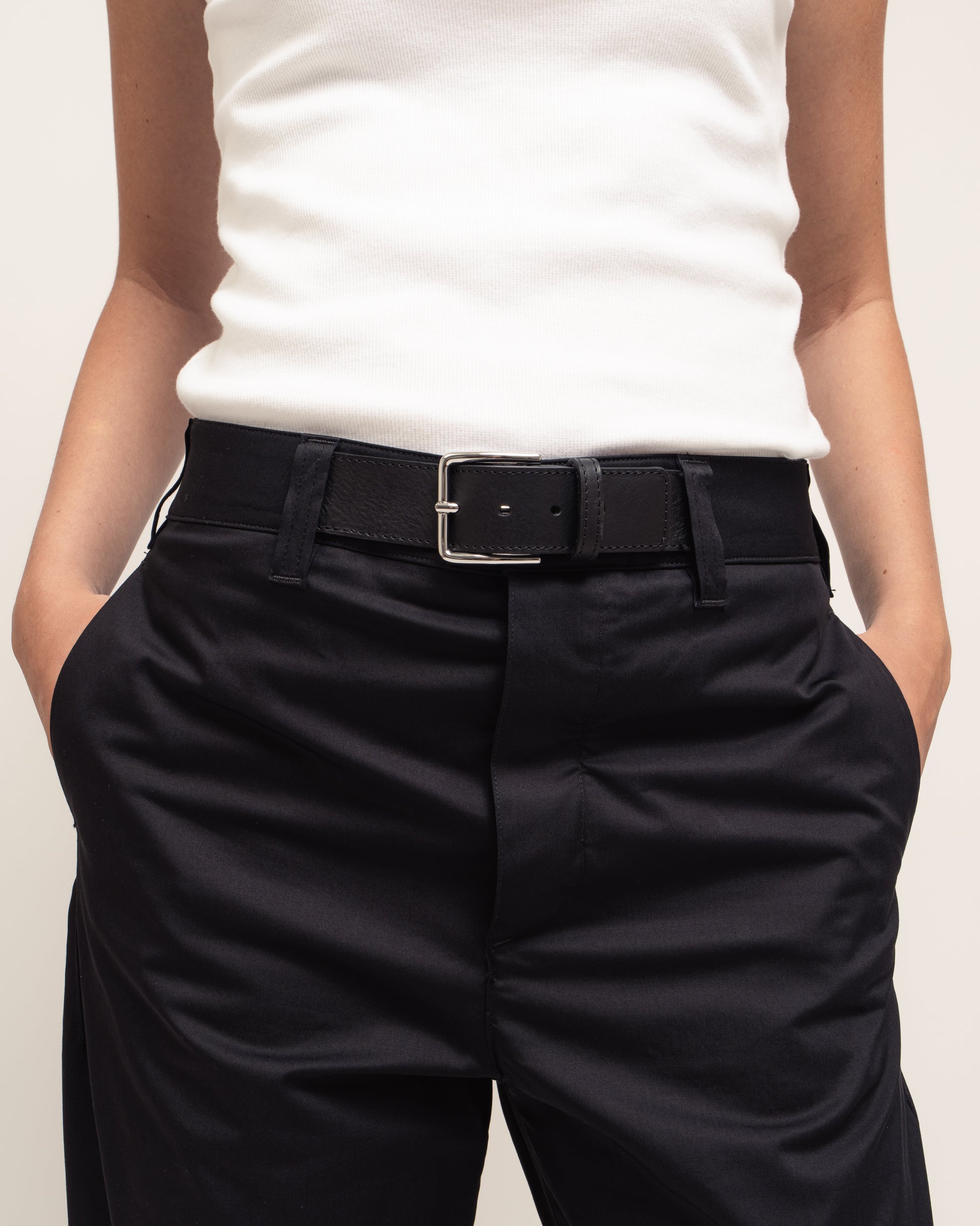 Duelle straight leg trousers