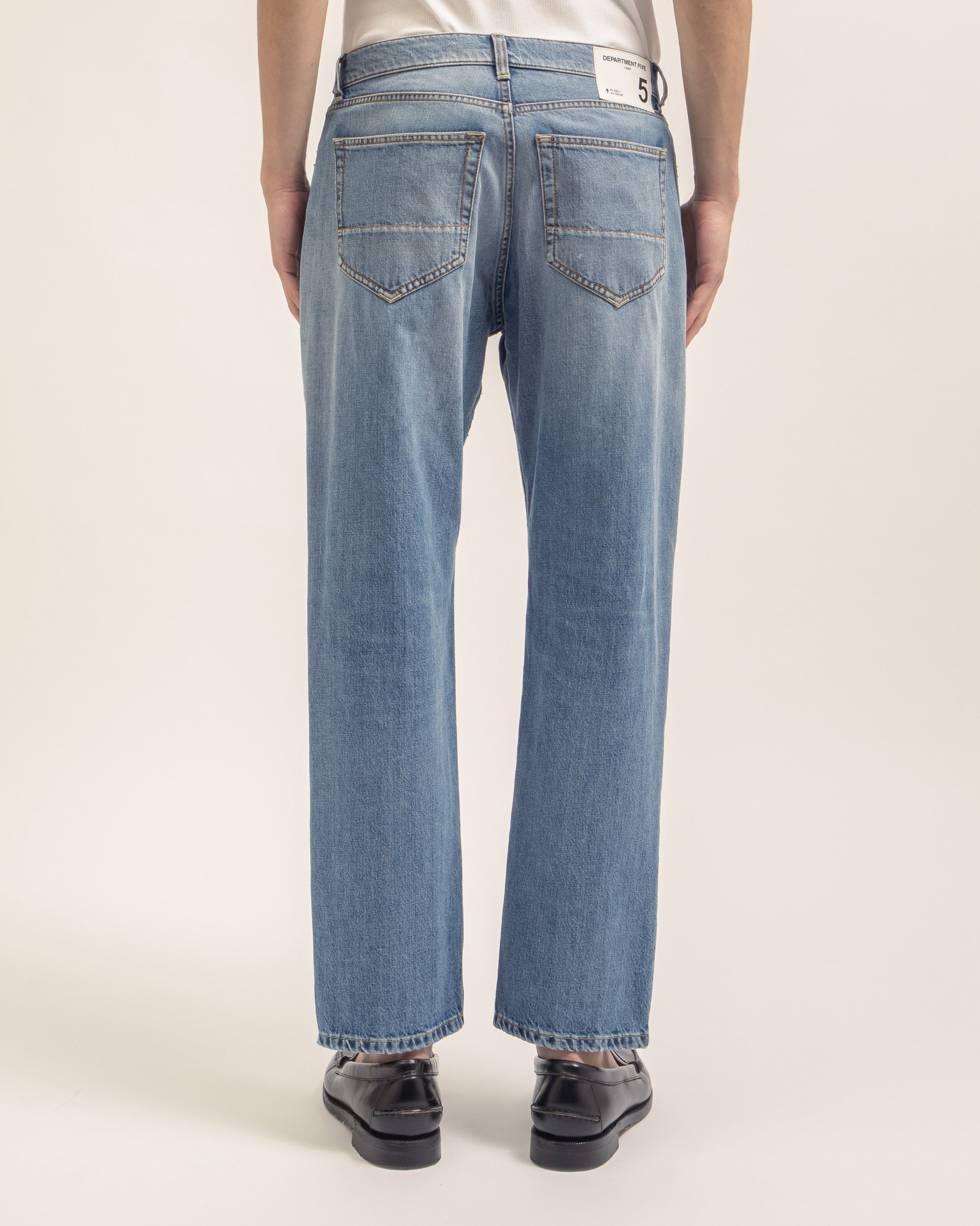 Musso tapered rigid denim jeans
