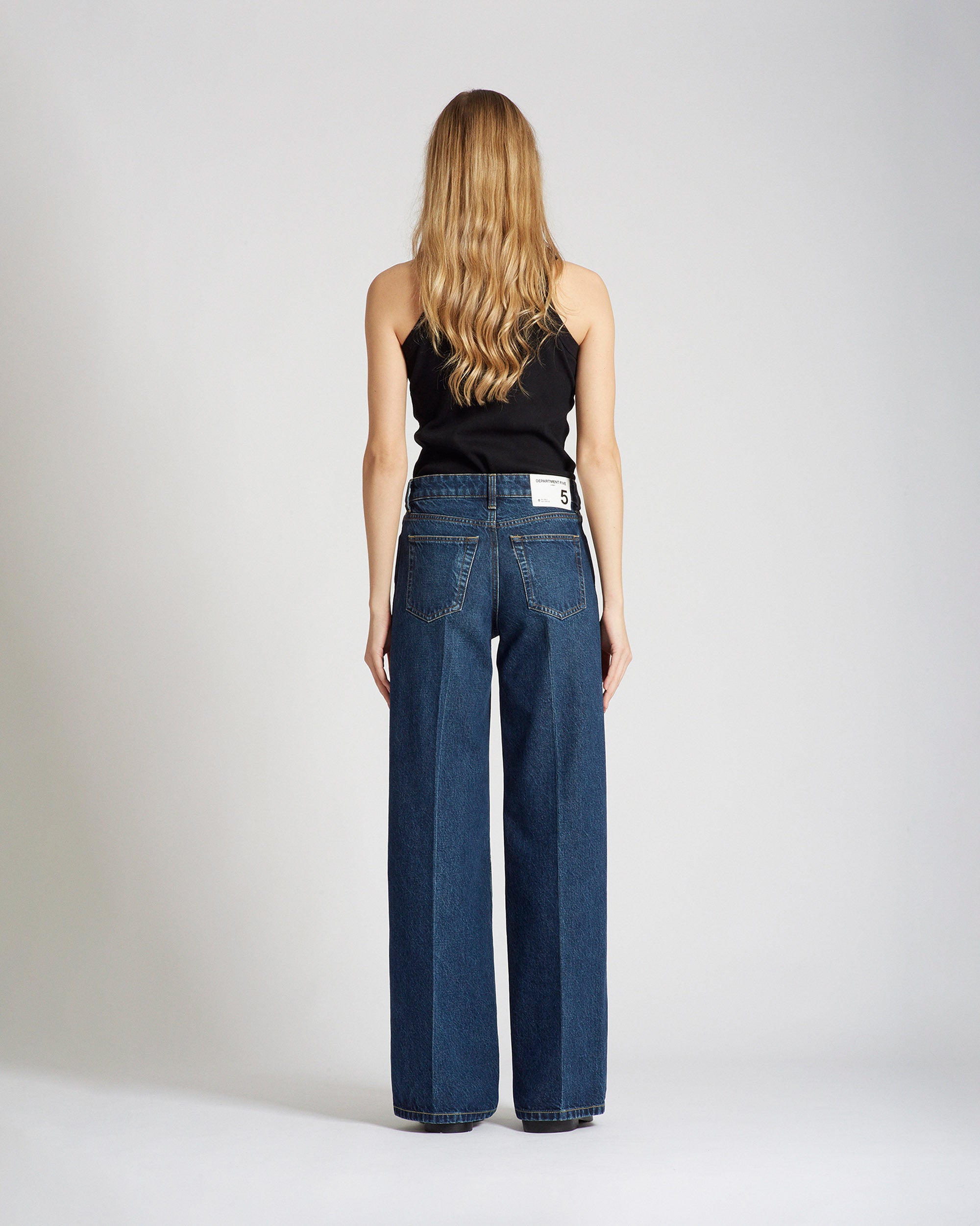 Pretended wide leg jeans