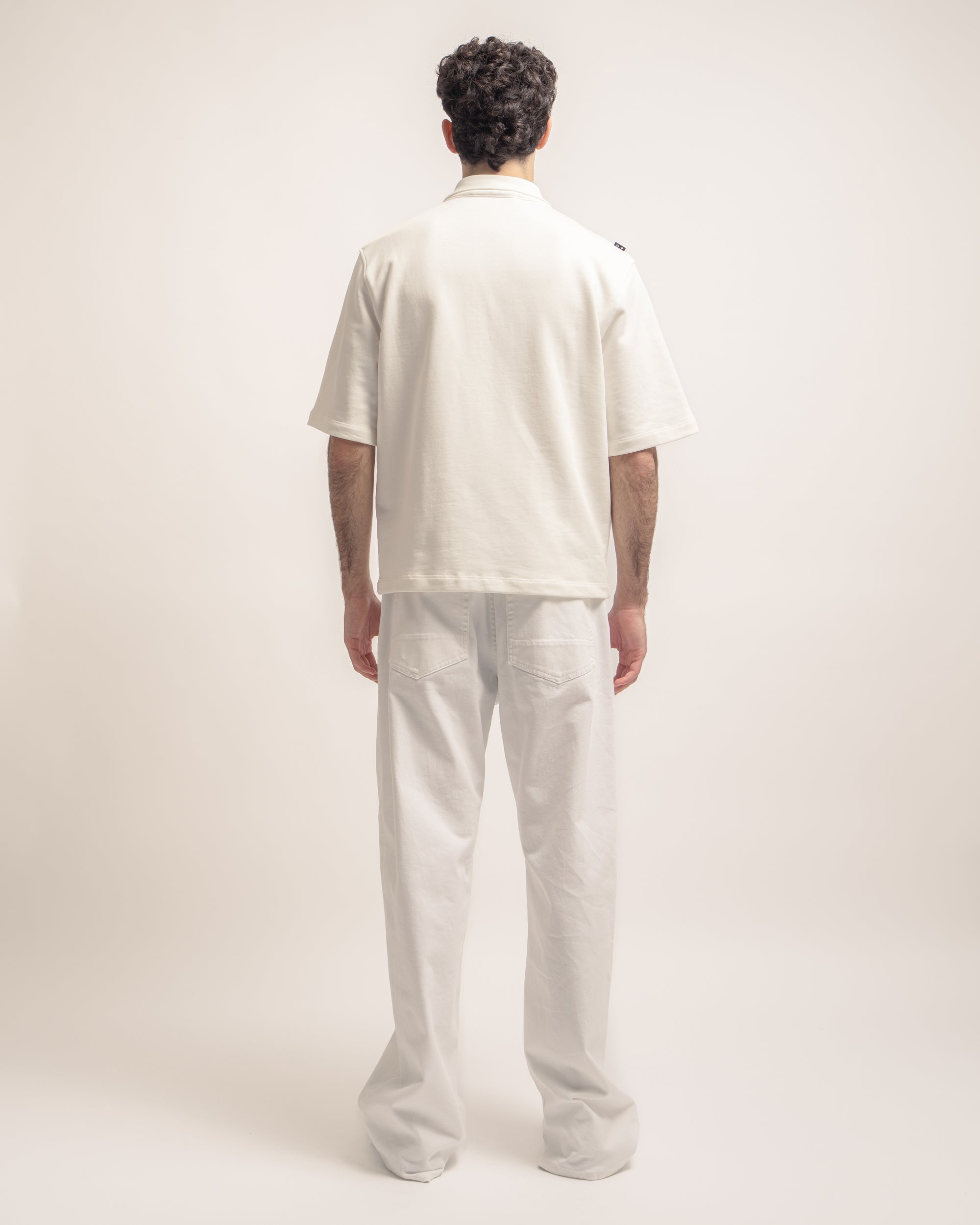Ayers oversize jersey polo sweatshirt