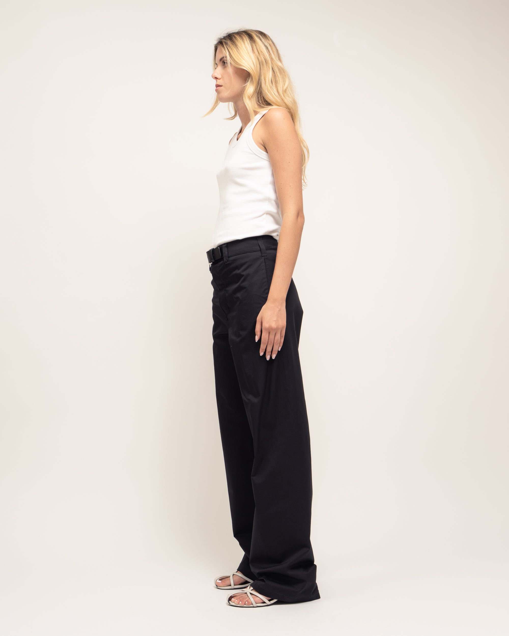 Duelle pantaloni gamba dritta