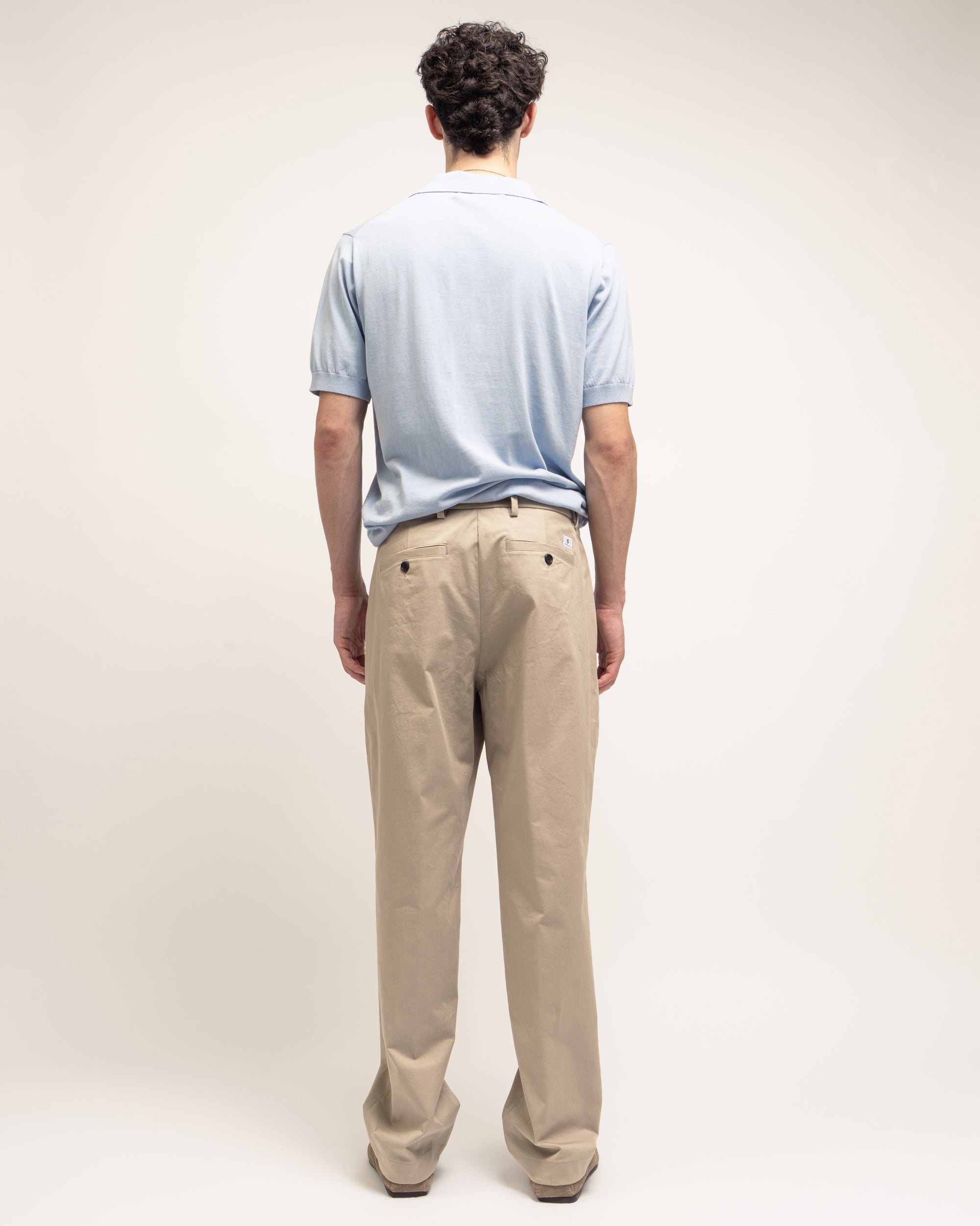Gin wide-leg trousers in gabardine