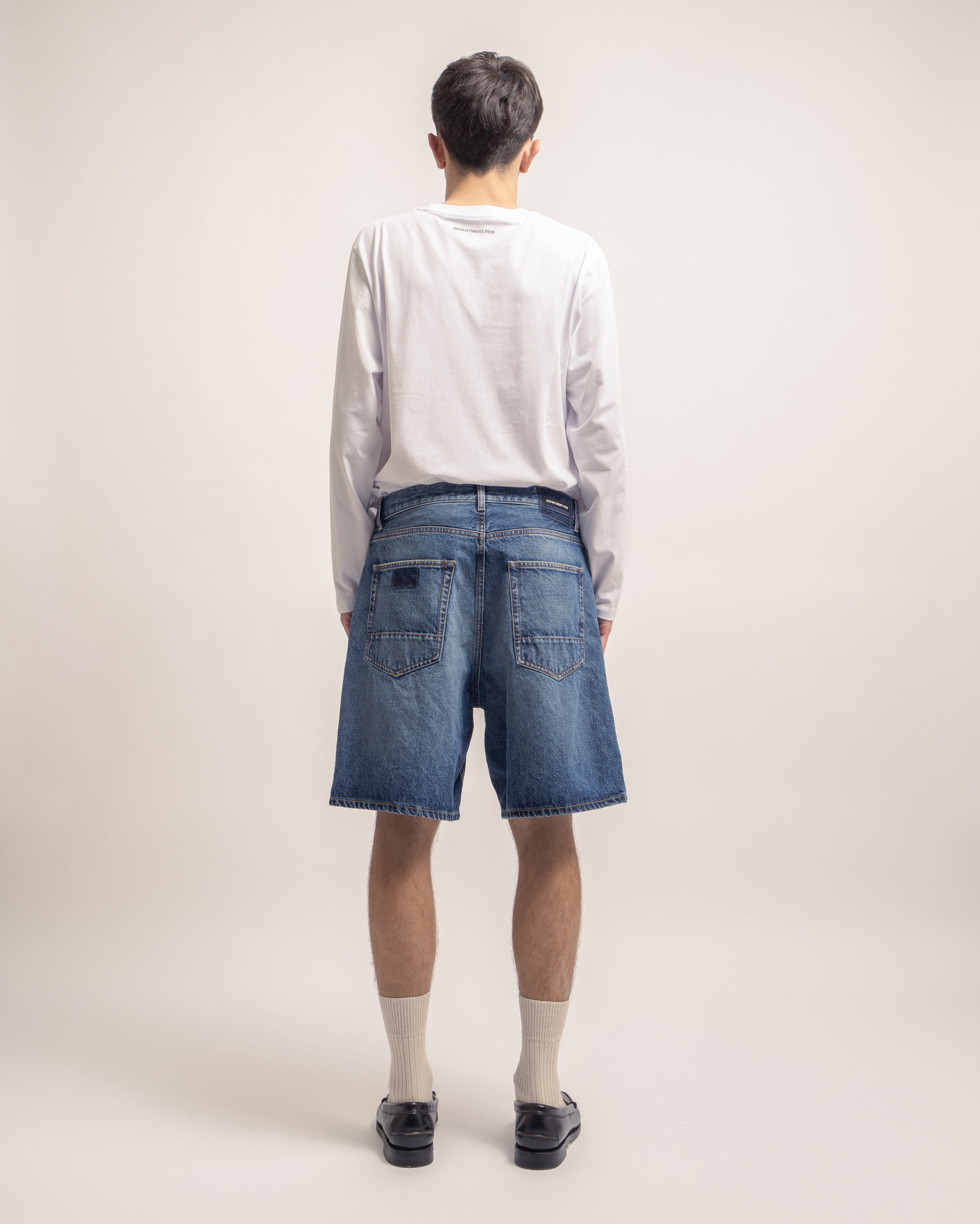 Singers denim bermuda shorts